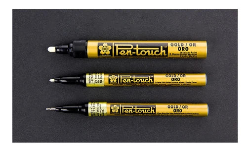 3Pcs for Pen-touch Paint MarkerFine Point 0.7/1/2mm DrawingNote Signature