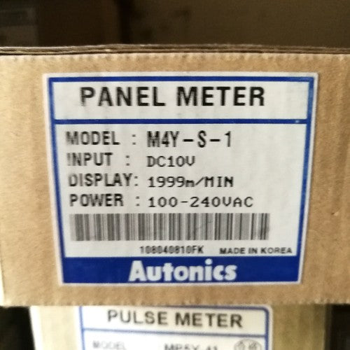 Autonics M4Y-S-1 Digital Panel Meters Tacho speed meter  1PCS #