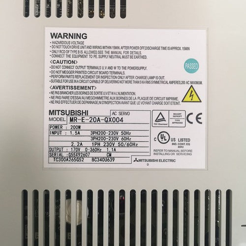 Mitsubishi IN BOX AC servo driver MR-E-20A-QX004 free shipping