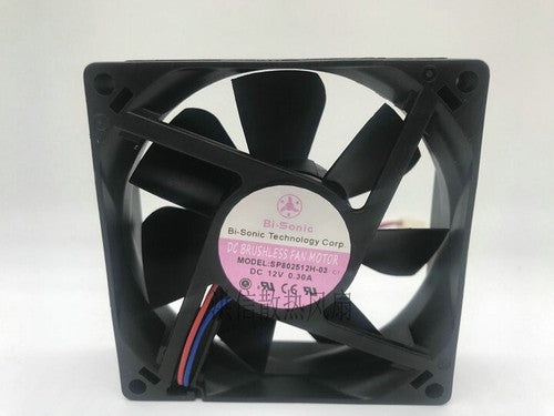 1 PCS Bi-sonic Fan SP802512H-03 DC 12V 0.30A 8025 8CM 2 pin Cooling fan