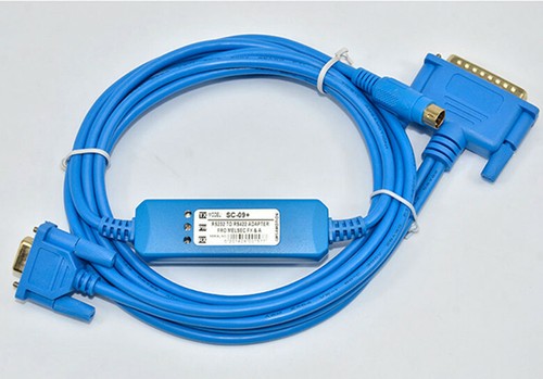 For Mitsubishi PLC connector FX series, A series data cable Serial cable SC-09+
