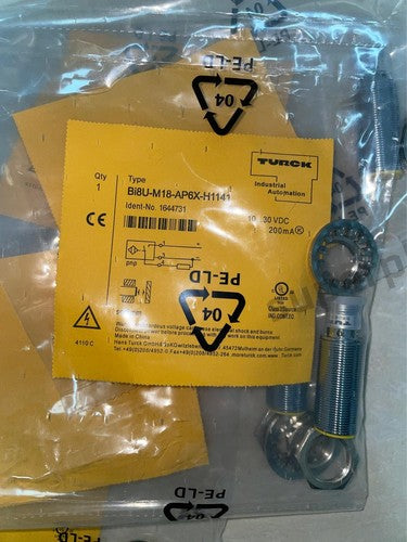 1pc  Proximity Sensor For Turck BI8U-M18-AP6X-H1141 1644731 AP6X H1141
