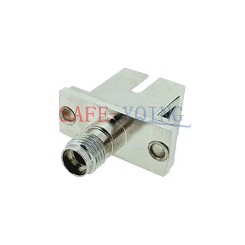 1X SMA Female-SC Female Hybrid Adapter Flange Coupling Optical Fiber Connector