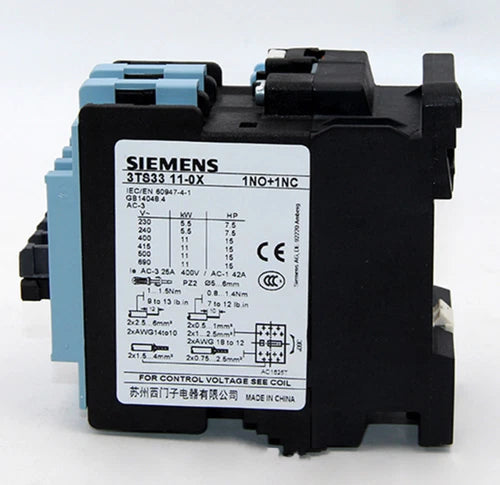 1PC 3TS33 3TS3311-0X 24V 48V AC 110V 220V 380V   AC Contactor