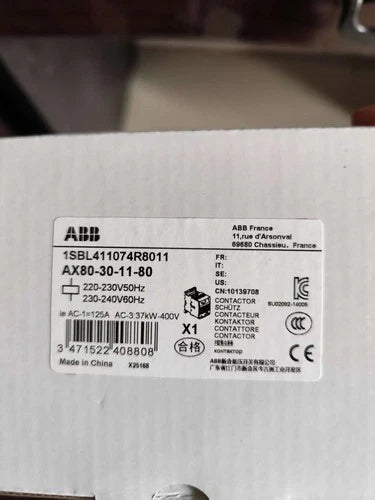 1 pcs    AC contactor AC220V AX80-30-11-80 AX80-30-11