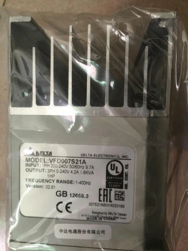 Delta VFD007S21A Inverter 220V 0.75KW  One ping #P