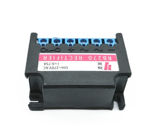 RB270 270V-0.75A (six-terminal) Motor Brake Rectifier YEJ Motor Brake Rectifier