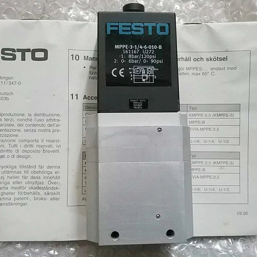 1PC  FESTO MPPE-3-1/4-6-010-B 161167 Proportional Valve ping