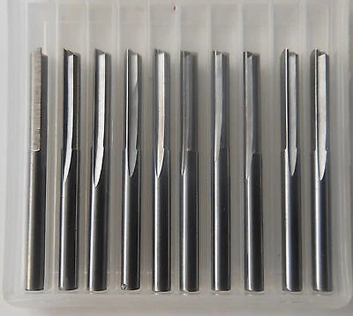 5pcs Double straight Flute End Mill Cutters CED 6.0mm CEL 52mm  6mm x 52mm