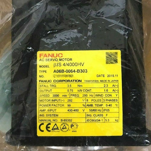 For FANUC A06B-0064-B303  servo motor Free Shipping