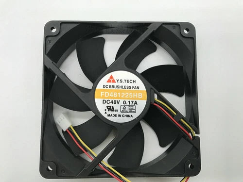 1 PCS  Fan 12CM DC 48V 0.17A 3 Pin 120×120×25mm  FD481225HB  cooling fan