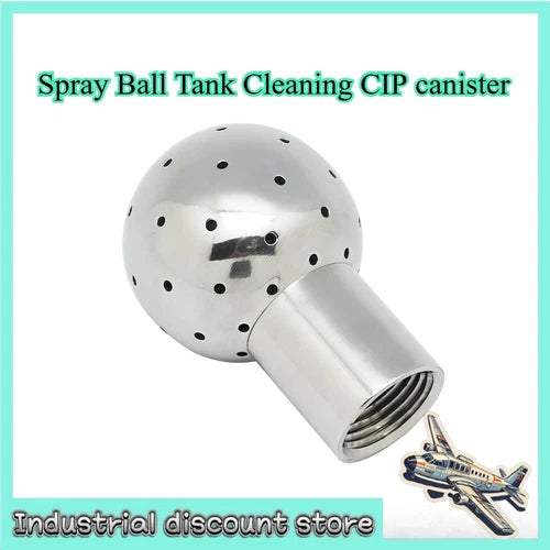 1/2" 3/4" 1" BSP Female 304 Stainless Fix Spray Ball Tank Cleaning CIP canister