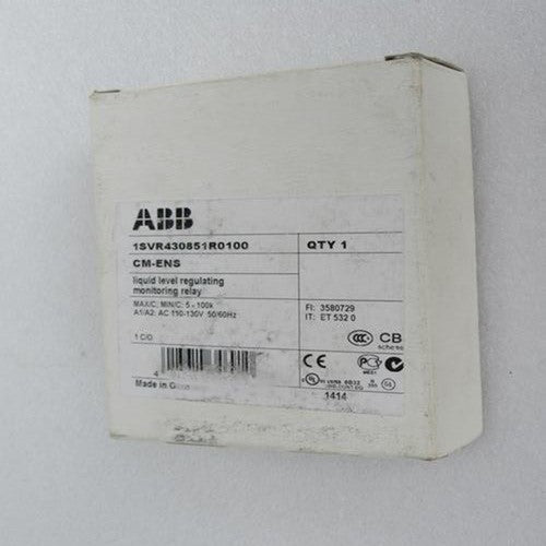 one  abb 1SVR430851R0100 CM-ENS Surveillance Relay Fast Shipping