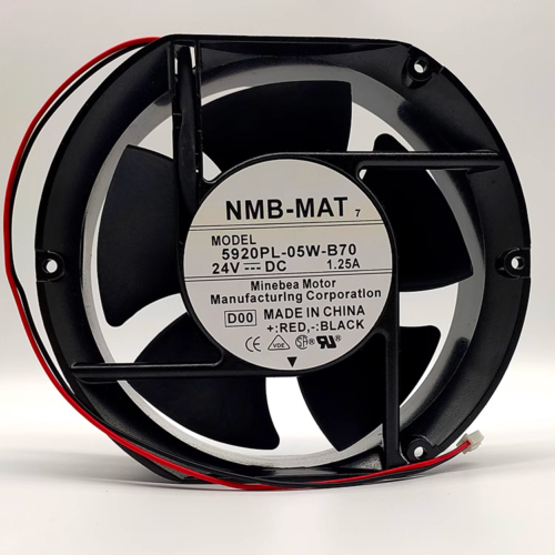 1 pcs NMB Fan 5920PL-05W-B70 DC 24V 1.25A 172*150*51MM aluminum frame fan 2 Wire