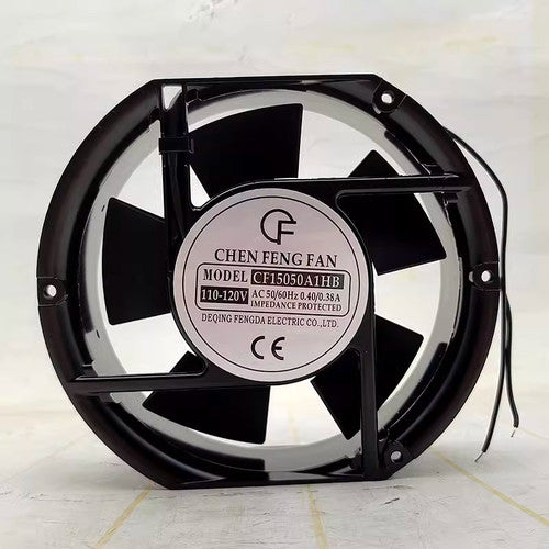 1 pcs CF Fan CF15050A1HB AC 110V/120V 17251 17cm 2 wire aluminum frame fan