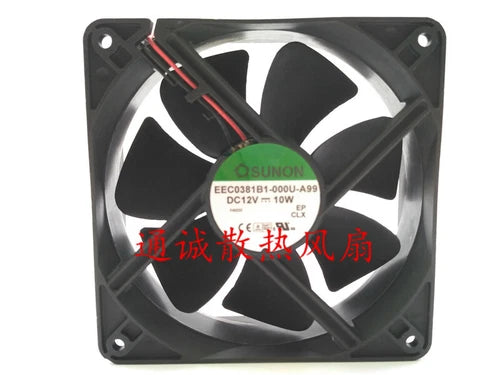 1PC   cooling fan EEC0381B1-000U-A99 12V 10W 12 cm 12038