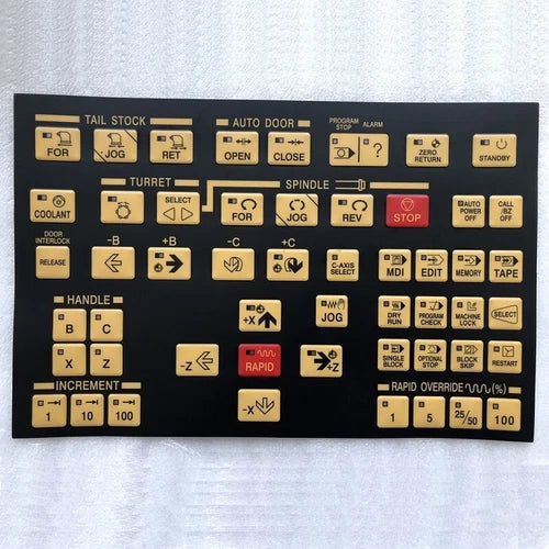 1x CNC Lathe Operating Keypad Film For Hyundai Kia Wia Kiaturn SKT SKT21 KIT450
