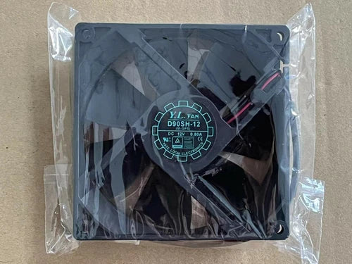1X 2 wire chassis cooling fan 90*90*25 12V 0.80A D90SH-12