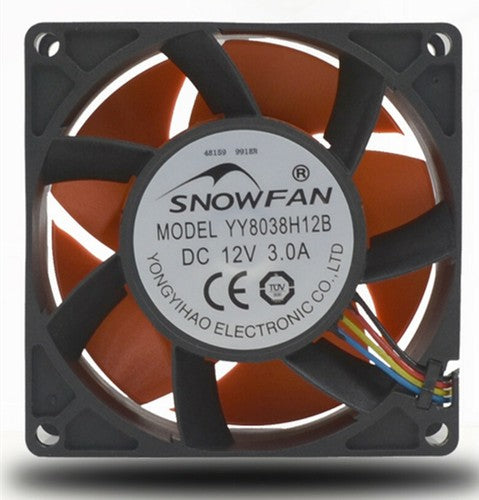 YY8038H12B 12V 3.0A 8038 33.6W 13800rpm charging pile violent waterproof fan