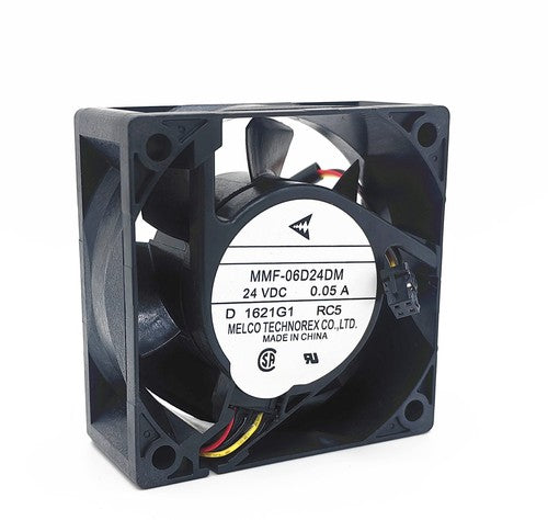 MMF-06D24DM-RC5 24VDC 0.05A 6CM 6025 Mitsubishi IPC Inverter Fan 3 line