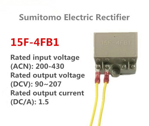 15F-4FB1 Sumitomo Motor Brake Rectifier Single-ph AC200～430V 50/60HZ DC90～207V