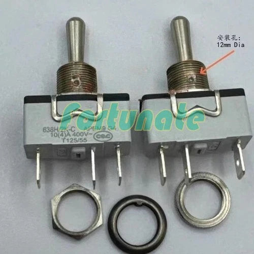 QTY:1  FIT FOR Self-locking toggle switch 638H/2K-C waterproof