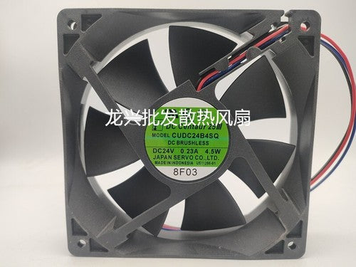 1 PCS SERVO Fan CUDC24B4SQ DC24V 0.23A 12025 12CM 3 Wire cooling fan