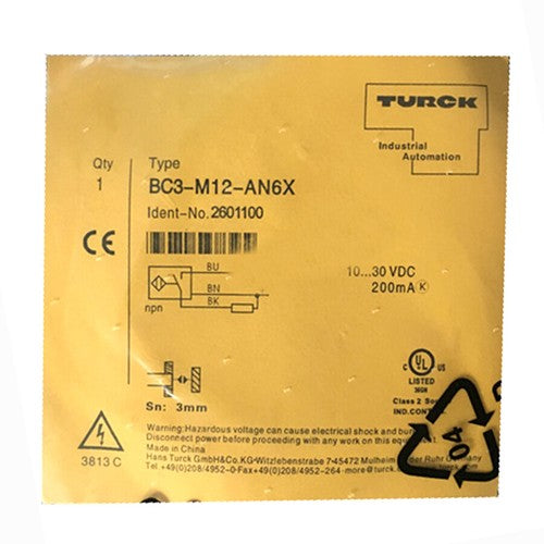 TURCK BC3-M12-AN6X 2601100 Inductive sensor NPN