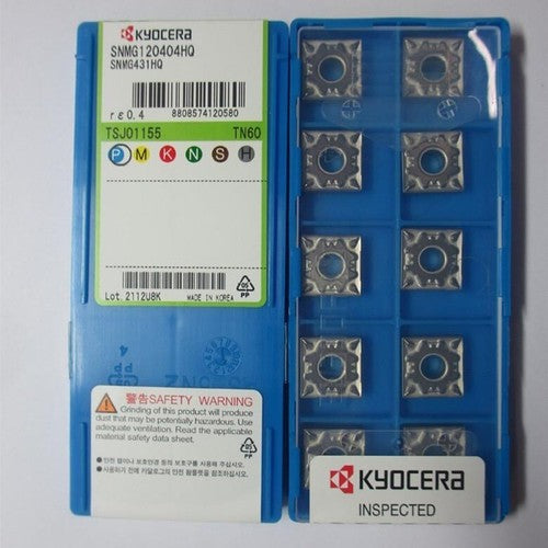 10Pcs/BOX Kyocera SNMG120404HQ TN60 SNMG431HQ Carbide Insert Turning Blade