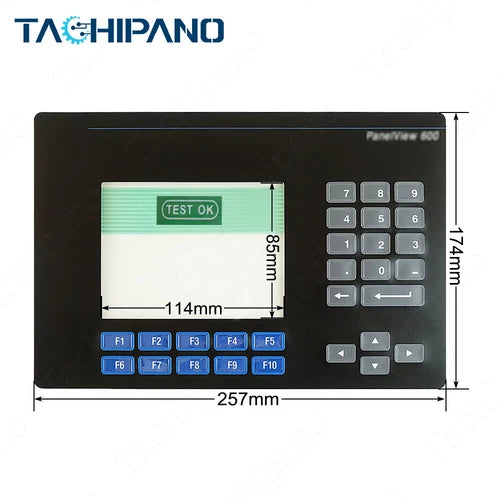 1PC for 2711-K6C2 PanelView Standard 600 Color Keypad Keyboard Membrane Switch