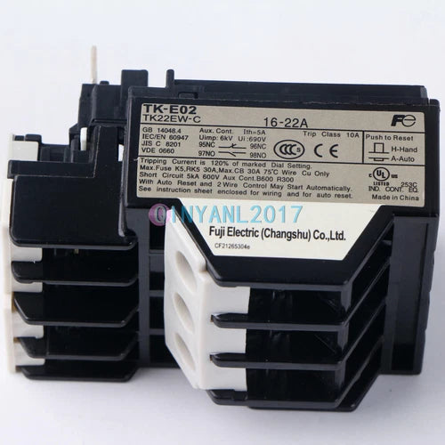 1PCS ONE  TK-E02 16-22A Thermal Overload Relay