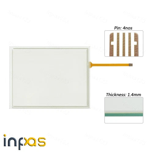 1SET For Touch Screen Panel Glass + Protective Film   GT1665HS-VTBD