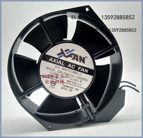 1X for High Temperature Fan UPS Fan  AC FAN RAH1538B1-C 220-240V