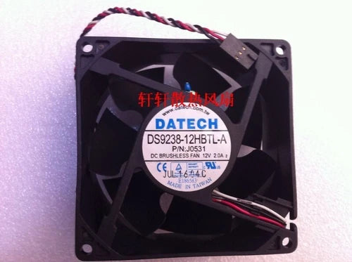 1PC   Server Fan 9CM 9238 12V 2.0A DS9238-12HBTL-A