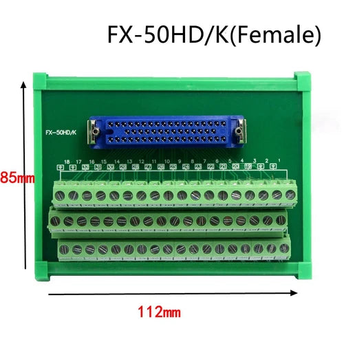 1PCS For  FX-50HD/Z FX-50HD/K  Robot 50-pin Terminal Block Splitter