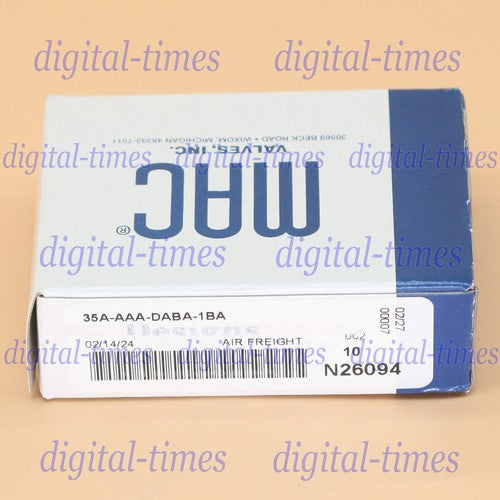 For MAC  1PCS solenoid valve 35A-AAA-DABA-1BA In Box ONE Year Warranty