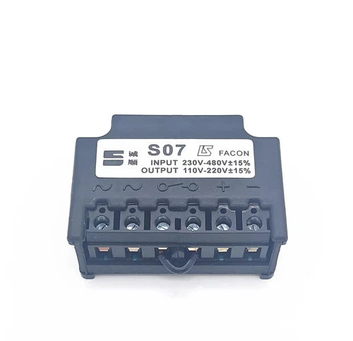 1PC Motor brake rectifier t=0.3s S07 IS Facon Uin=230-400 VAC Uin=110-220VDC 15%