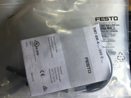 1 pcs FESTO SMT-8M-A-PS-24V-E-0.3-M8D (574334) Proximity switch sensor