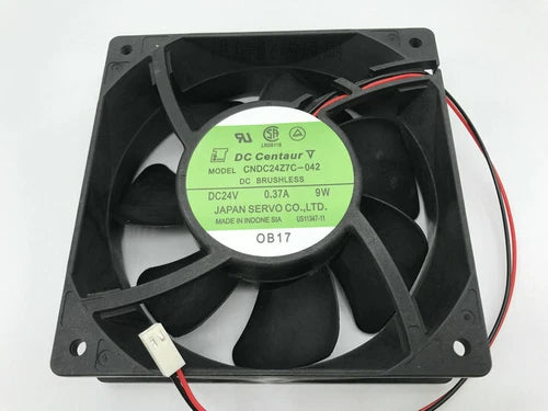 1PC DC24V 0.37A 9W 12CM  inverter cooling fan CNDC24Z7C-042 12038