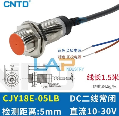 1PCS  CJY18E-05LB Proximity switch sensor 10-30VDC