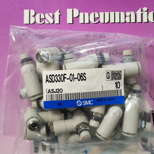 10pc  SMC ASD330F-01-06S Speed Controller Valve Free shipping