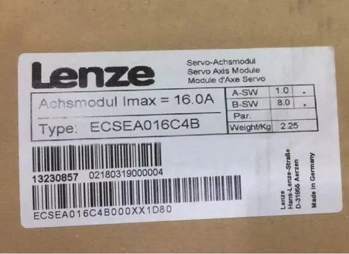 1 PC ECSEA016C4B  LENZE ECSEA016C4B Servo Axis Module