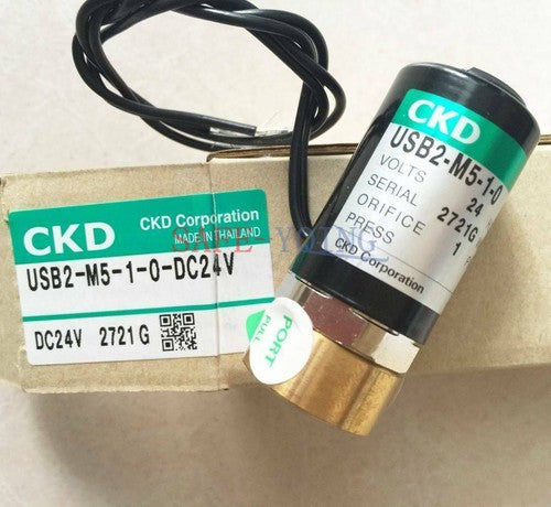 1PC CKD USB2-M5-1-0-DC24V Solenoid Valve
