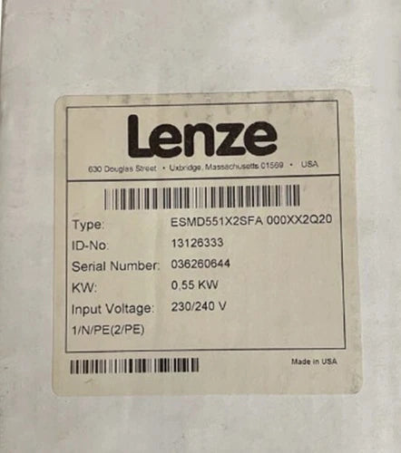 1 PC ESMD551X2SFA  LENZE Inverter