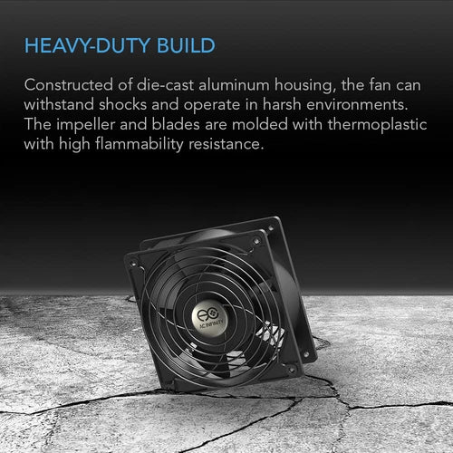 1X Dual Ball Cooling Muffin Axial Fan High-Speed 120V AC HS2060A-X 200x200x60mm