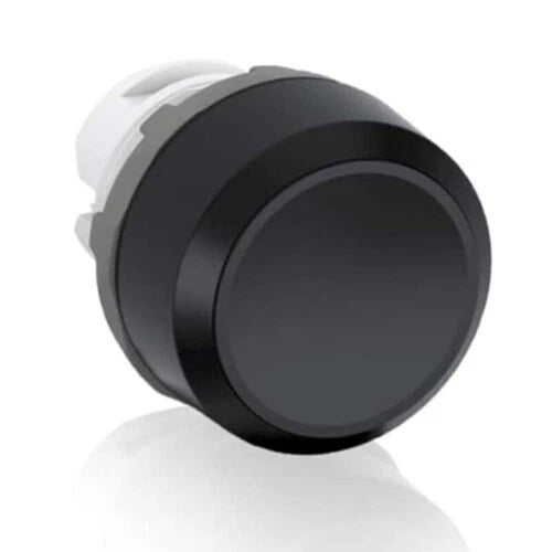 2PC MOMENTARY FLUSH BLACK NON-ILUMINATED BLACK MP1-10B MODULAR PUSHBUTTON
