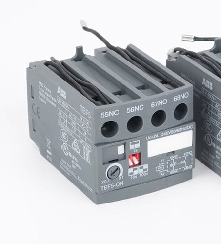 ABB Electrifying Delay Head TEF5-ON Contactor Timer Module Time Delay Relay