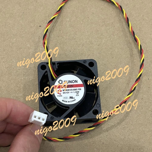 1PC    1.38W 3-wire Cooling Fan    MB40201VX-000C-F99 DC12V