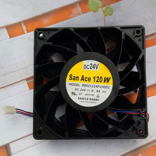 One For SANYO  9WV1224P1H001 San Ace120W 24V 0.8A cooling fan Free Shipping