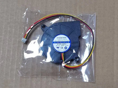 1X Mute Humidifier fan DC12V 0.10A 5CM 5015 3wire   EC5015L12EA-B